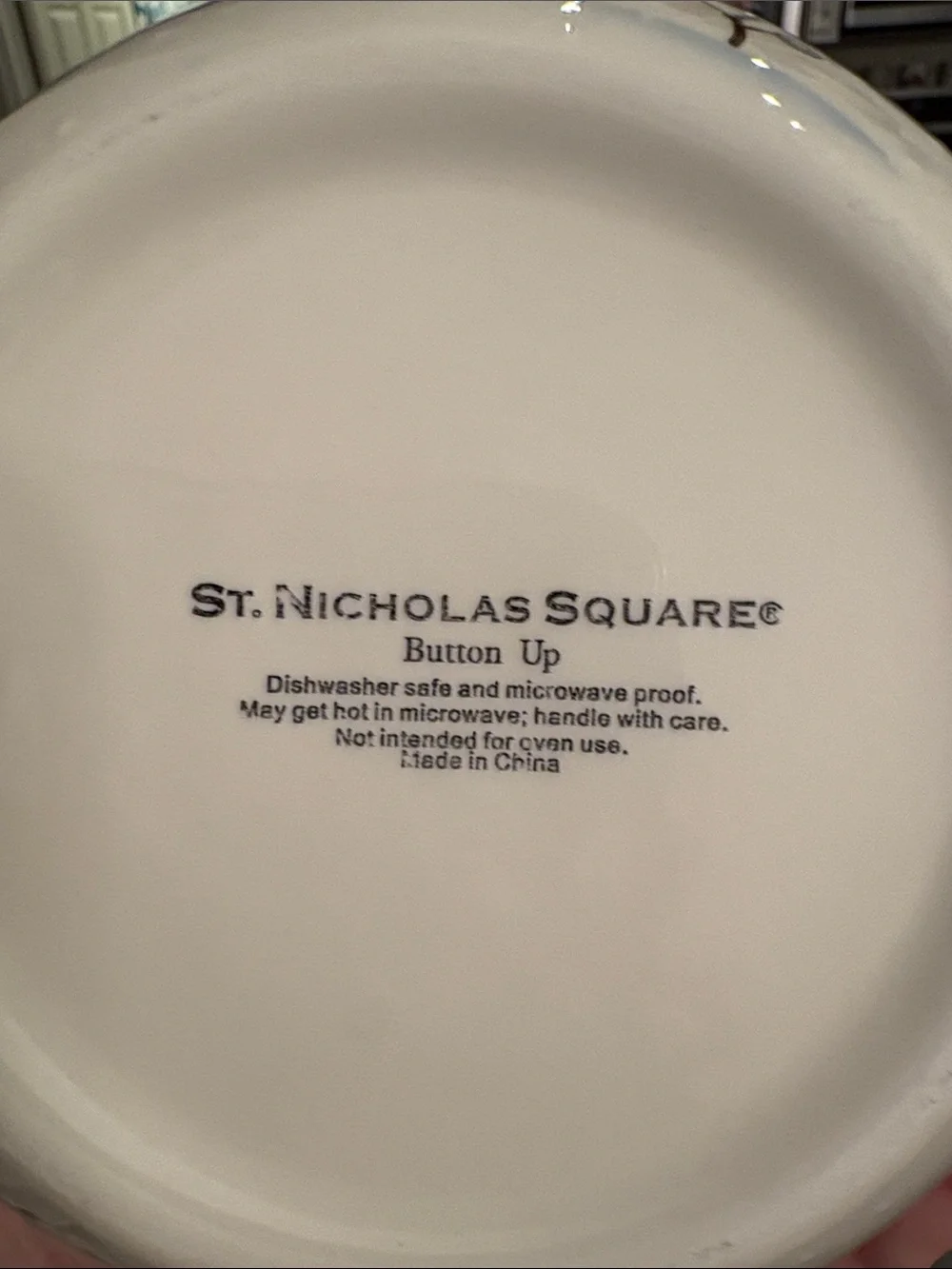 St. Nicholas Square 6 Button Up Blue Snowman Cereal / Soup Bowls Holiday